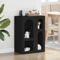 Sideboard Schwarz 59 x 35 x 80,5 cm Holzwerkstoff
