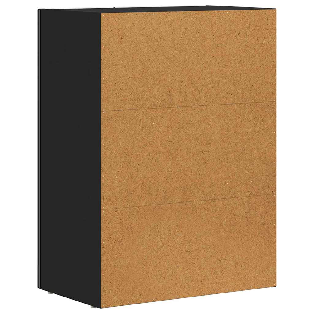 Sideboard Schwarz 59 x 35 x 80,5 cm Holzwerkstoff