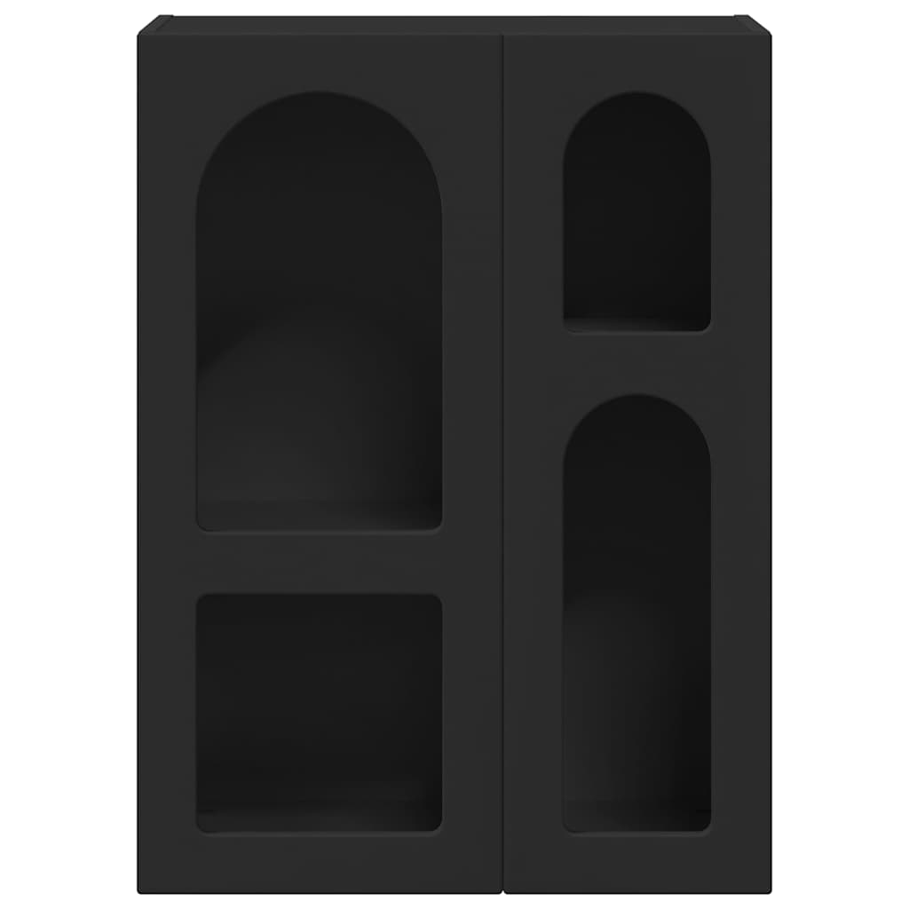 Sideboard Schwarz 59 x 35 x 80,5 cm Holzwerkstoff