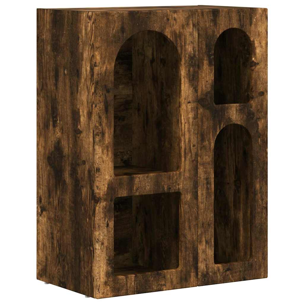 Sideboard Geräucherte Eiche 59 x 35 x 80,5 cm Holzwerkstoff