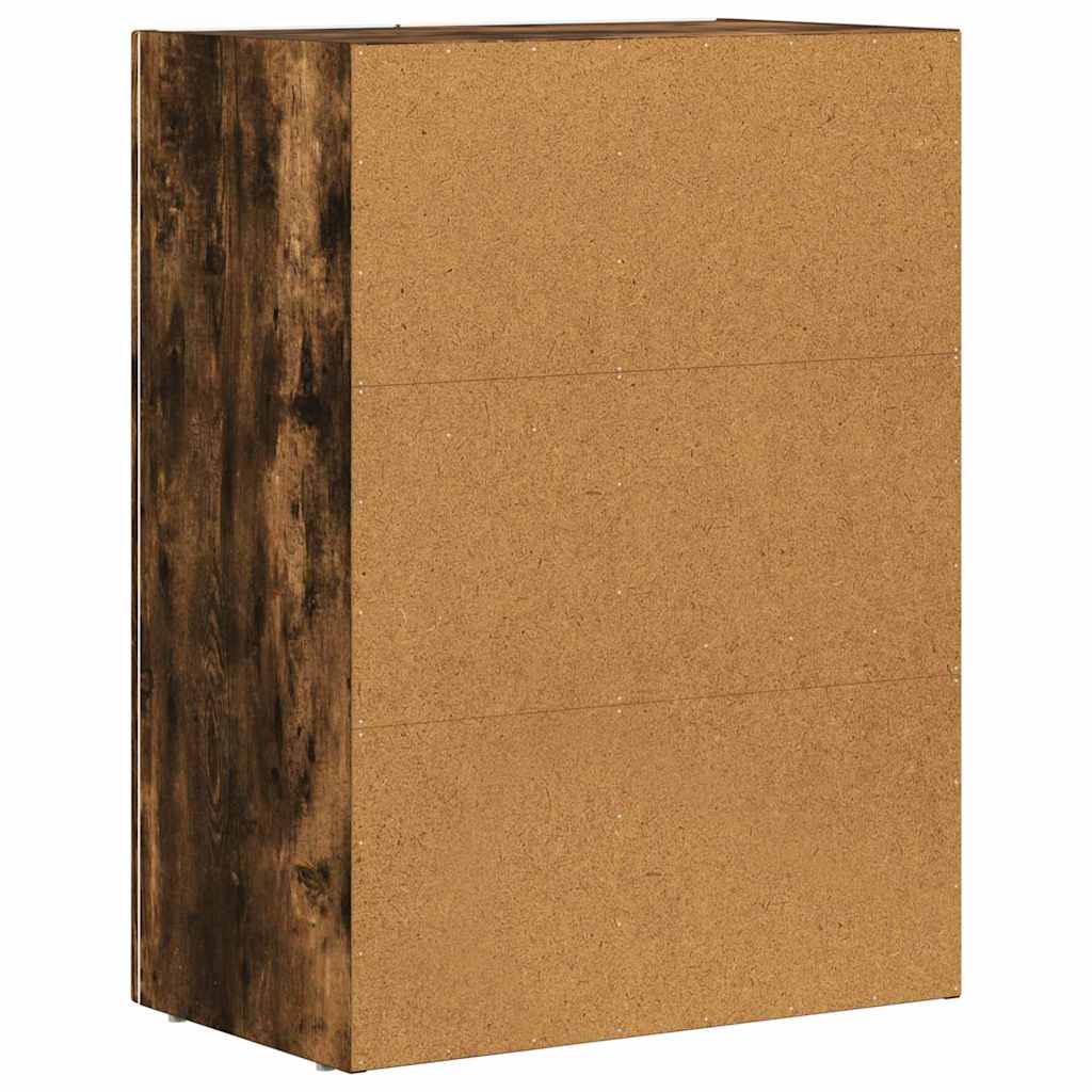 Sideboard Geräucherte Eiche 59 x 35 x 80,5 cm Holzwerkstoff