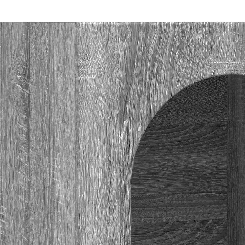 Sideboard Graues Sonoma 59 x 35 x 80,5 cm Holzwerkstoff