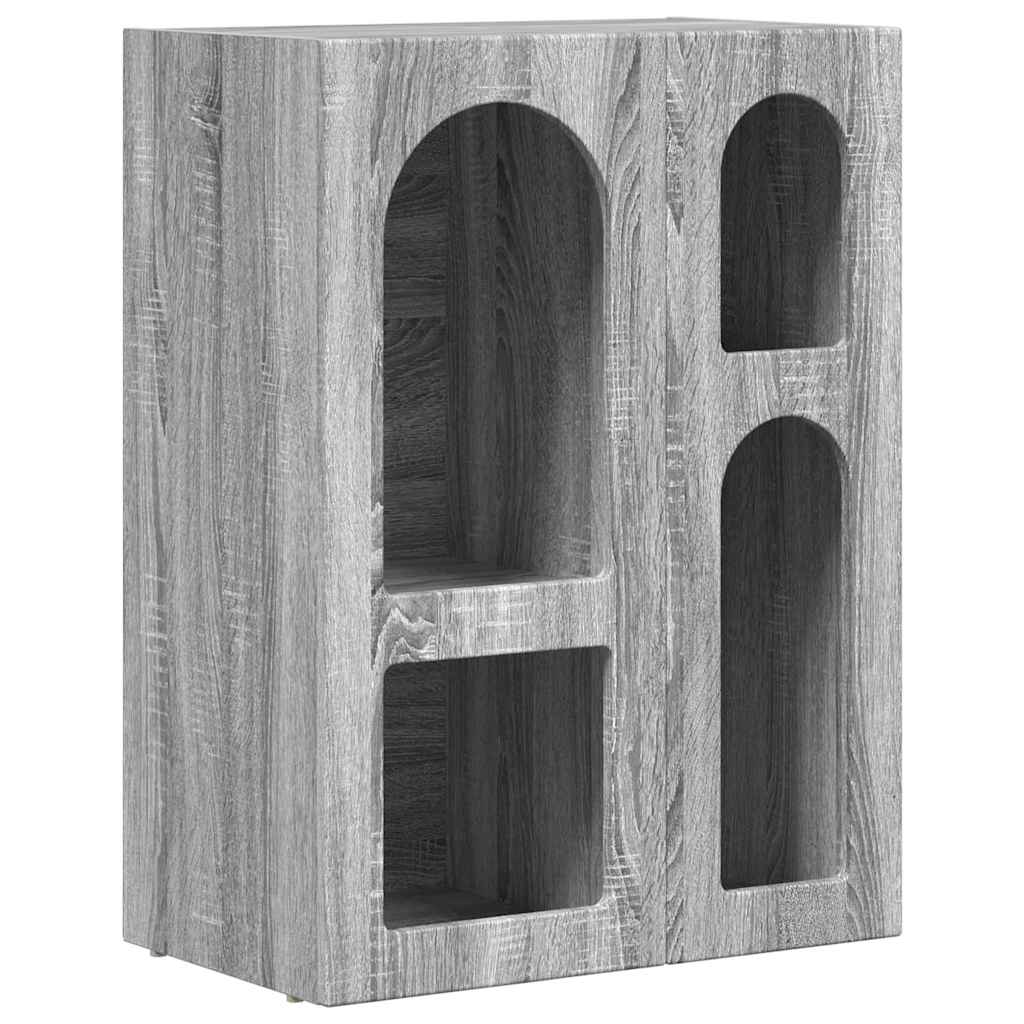 Sideboard Graues Sonoma 59 x 35 x 80,5 cm Holzwerkstoff