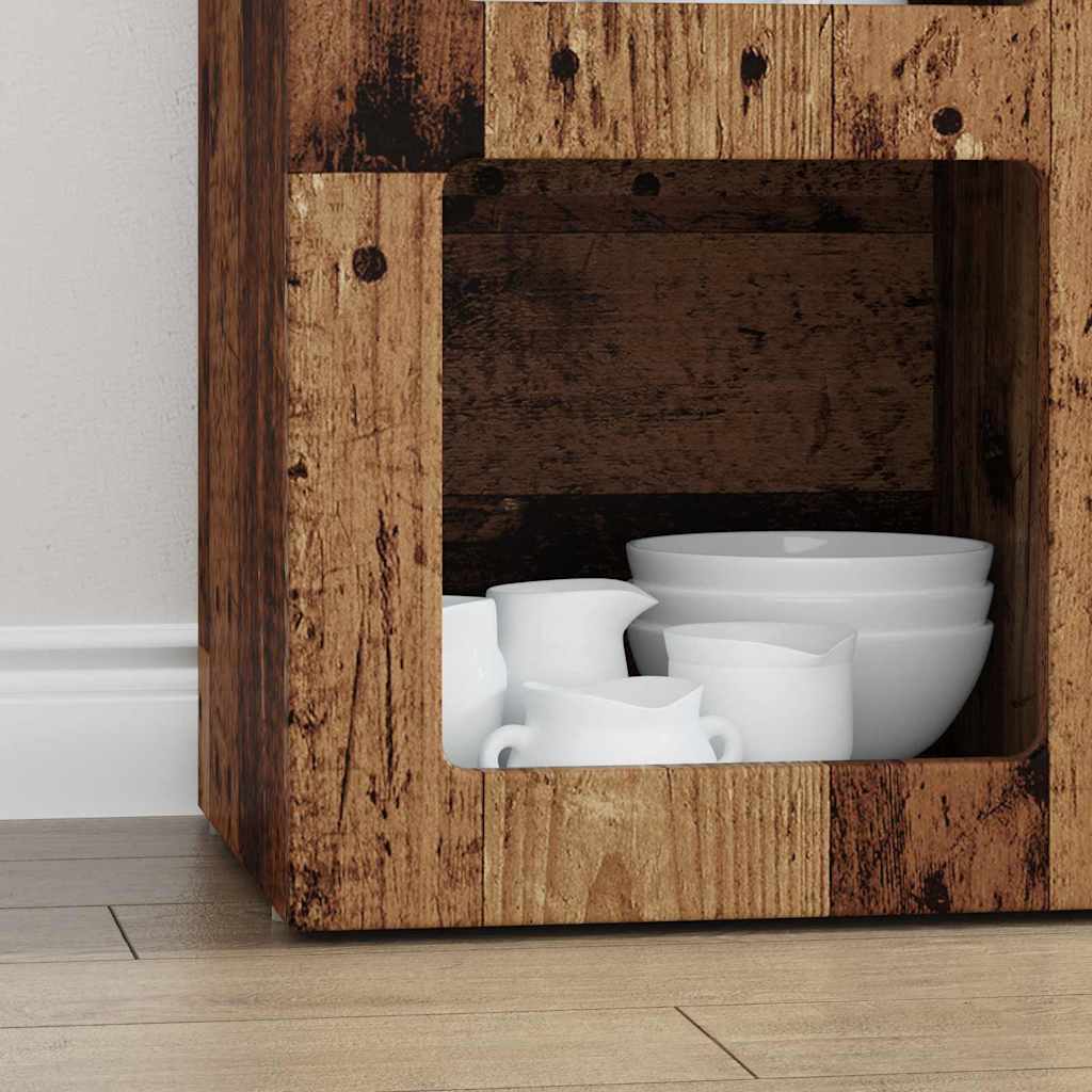 Sideboard Altholz 59 x 35 x 80,5 cm Holzwerkstoff