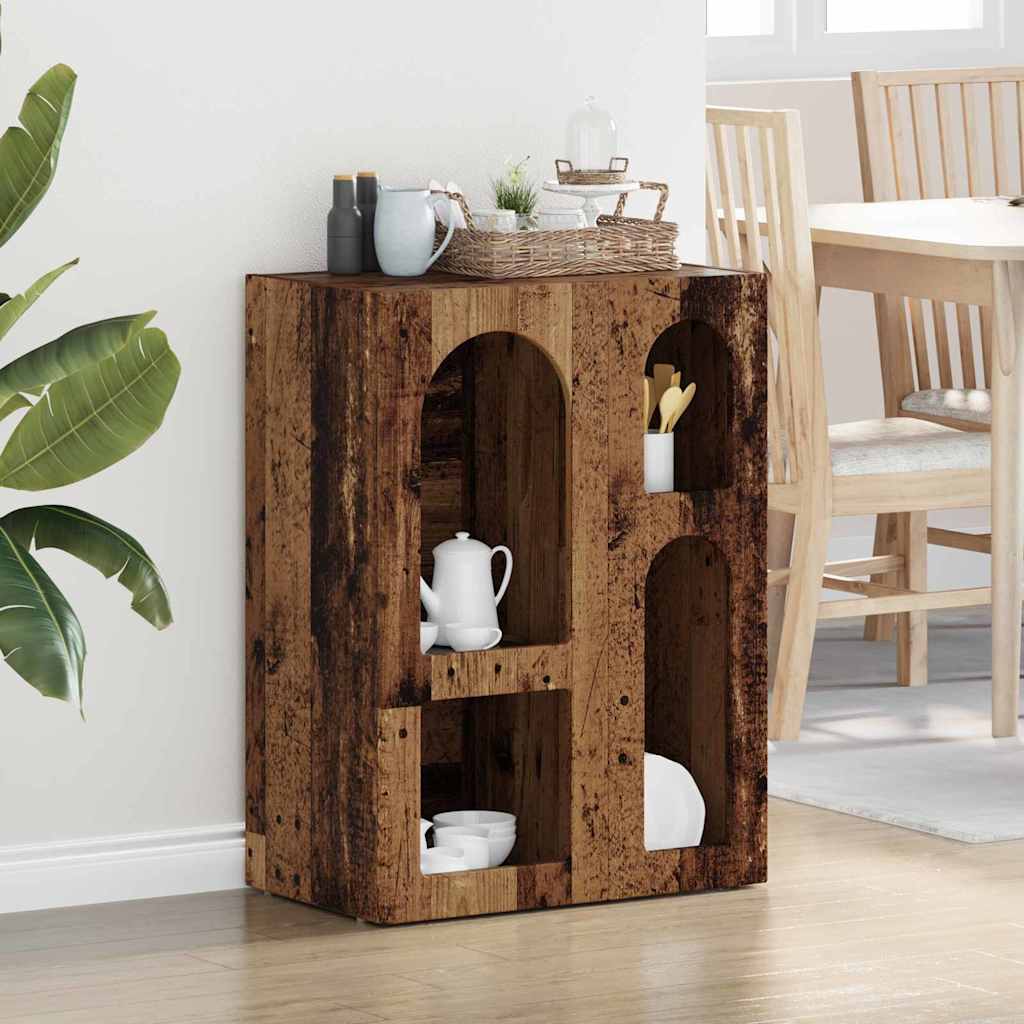 Sideboard Altholz 59 x 35 x 80,5 cm Holzwerkstoff