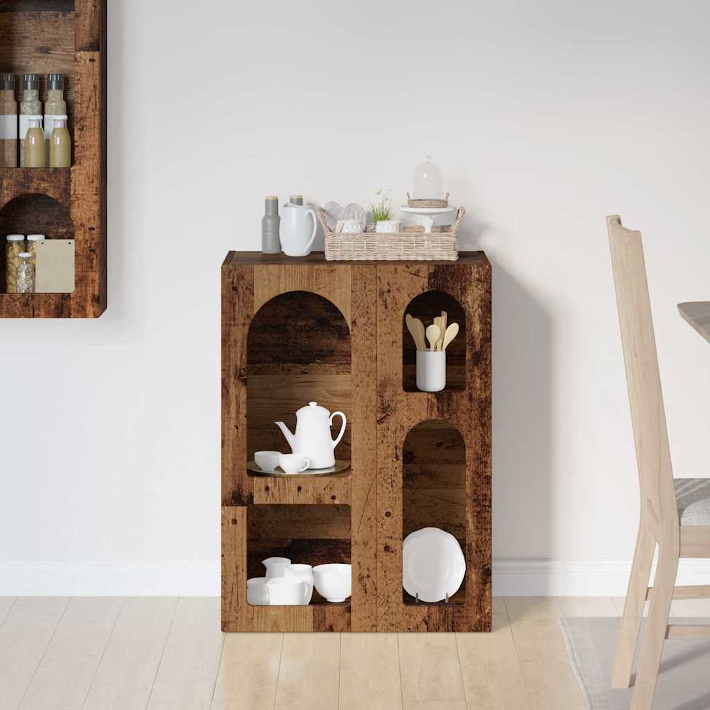 Sideboard Altholz 59 x 35 x 80,5 cm Holzwerkstoff