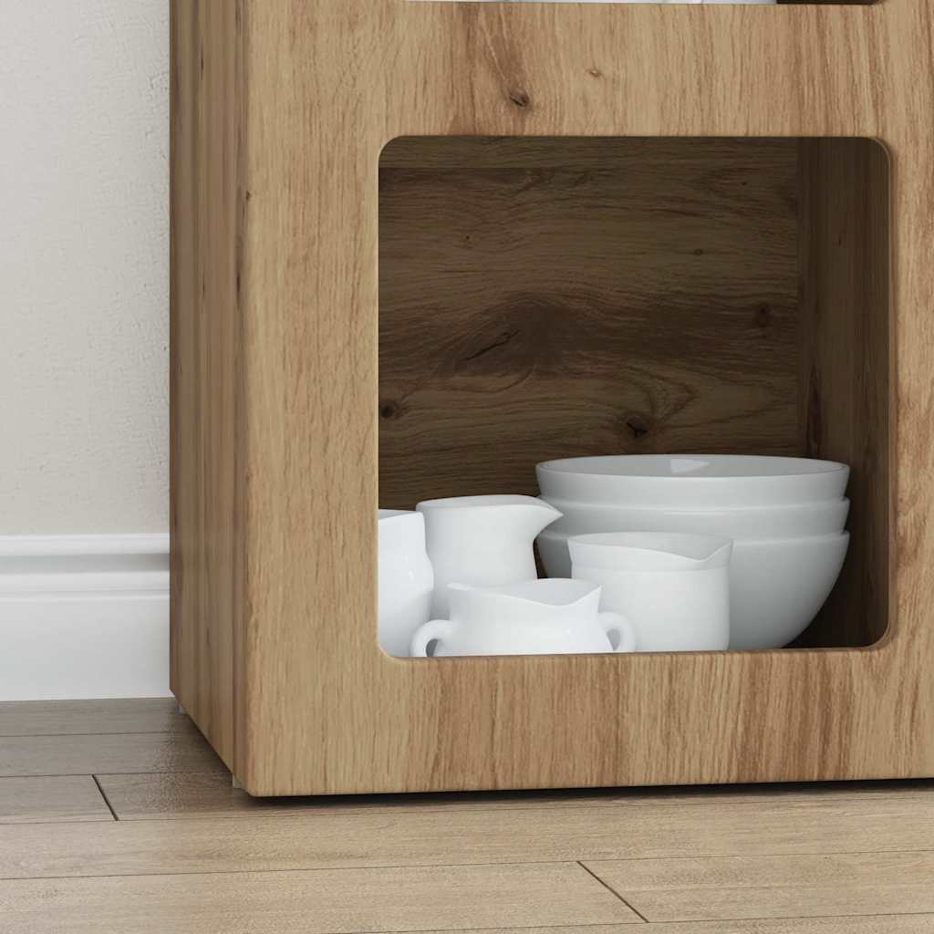 Sideboard Artisan-Eiche 59 x 35 x 80,5 cm Holzwerkstoff