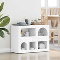 Sideboard Weiß 80,5 x 35 x 59 cm Holzwerkstoff