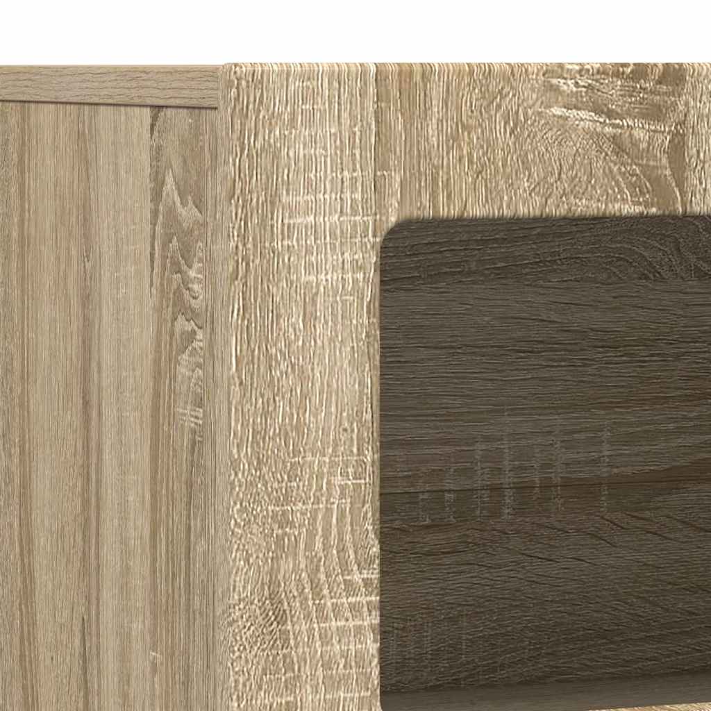 Sideboard Sonoma-Eiche 80,5 x 35 x 59 cm Holzwerkstoff
