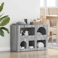 Sideboard Graues Sonoma 80,5 x 35 x 59 cm Holzwerkstoff