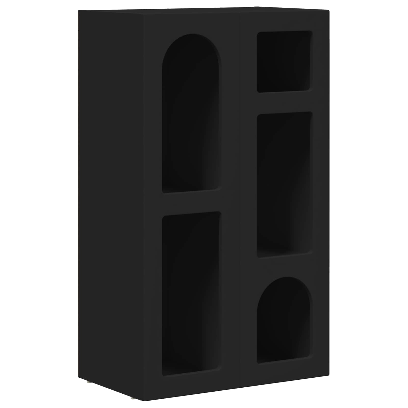 Sideboard Schwarz 59 x 35 x 100,5 cm Holzwerkstoff