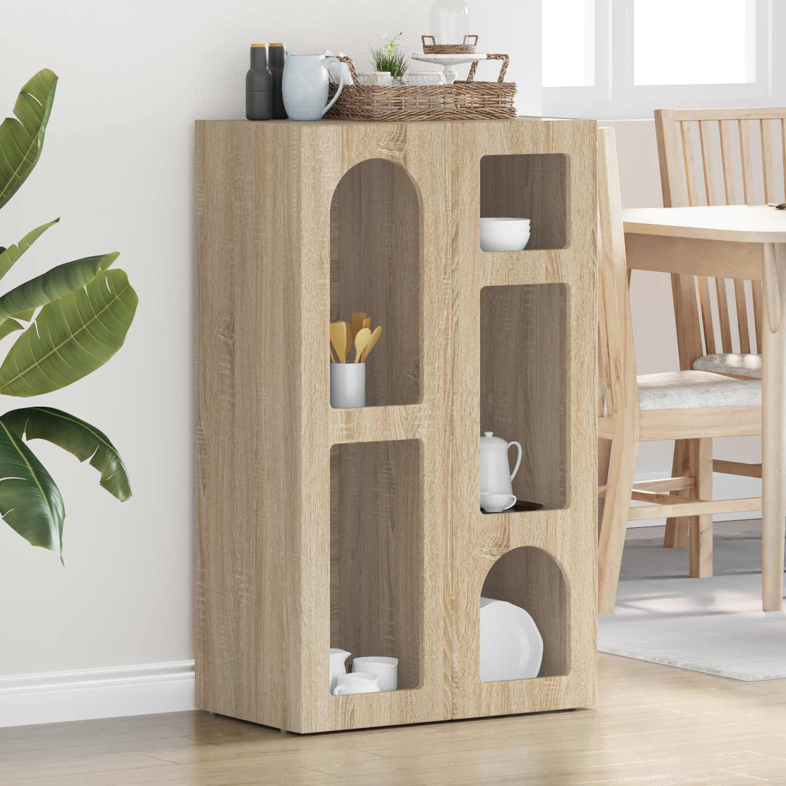 Sideboard Sonoma-Eiche 59 x 35 x 100,5 cm Holzwerkstoff