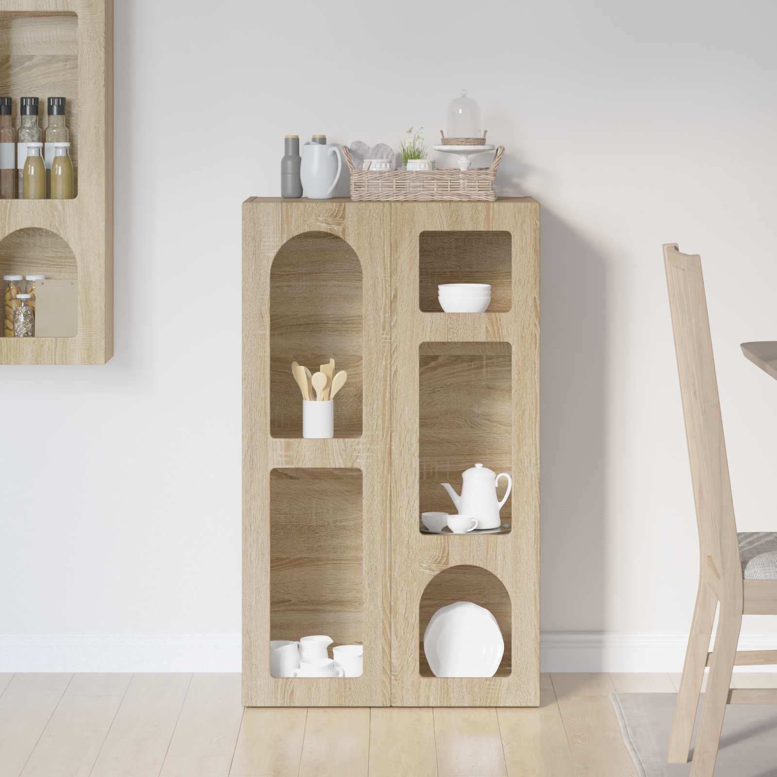 Sideboard Sonoma-Eiche 59 x 35 x 100,5 cm Holzwerkstoff