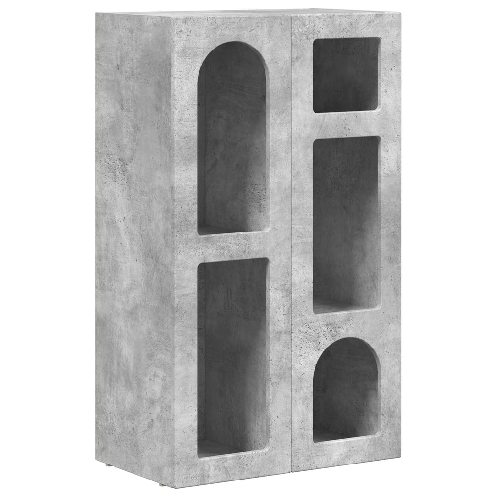 Sideboard Beton Grau 59 x 35 x 100,5 cm Holzwerkstoff