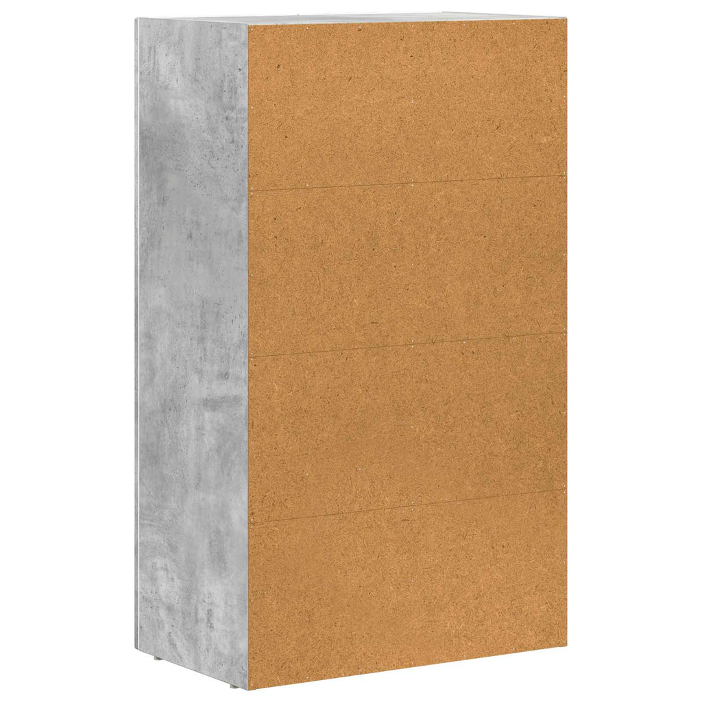 Sideboard Beton Grau 59 x 35 x 100,5 cm Holzwerkstoff