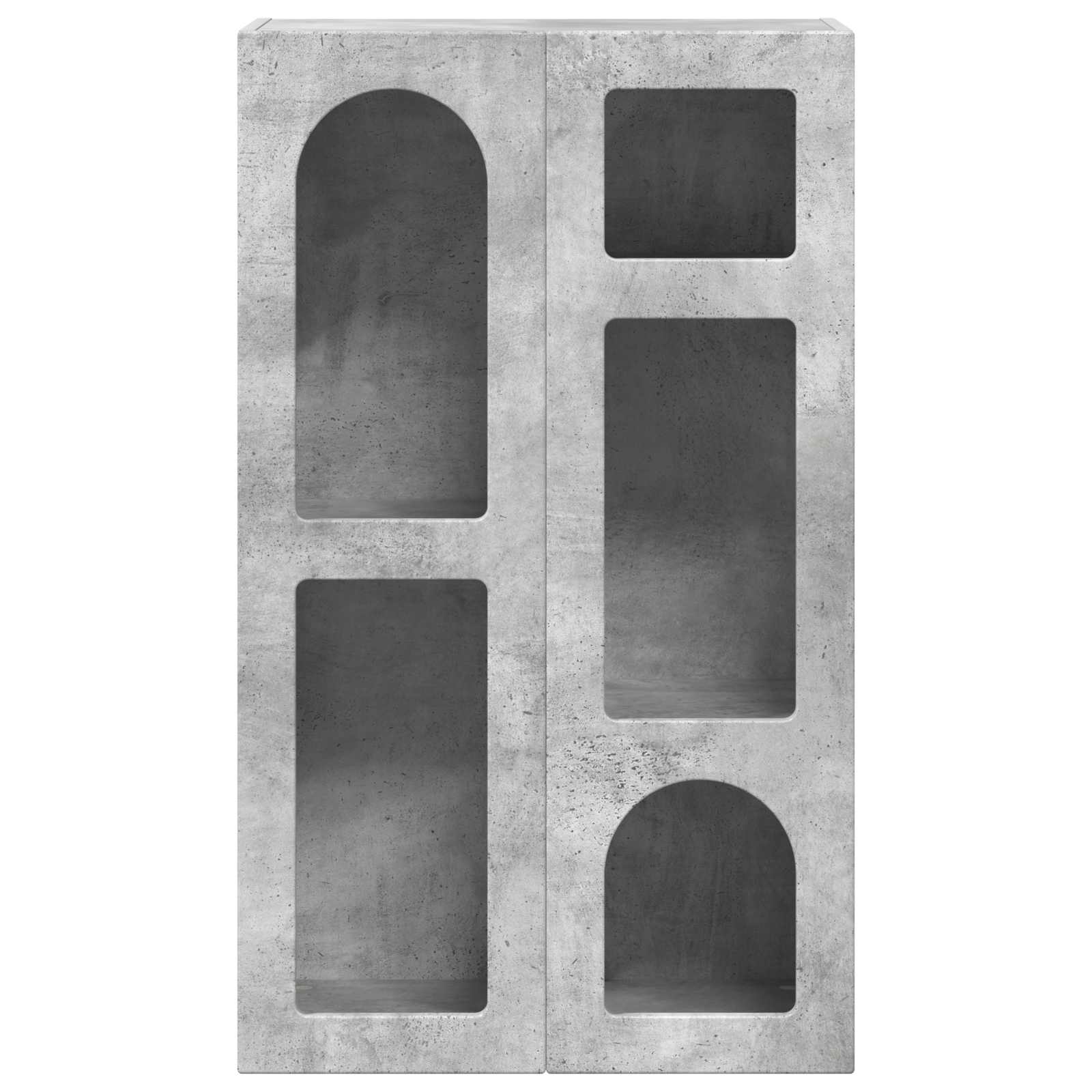Sideboard Beton Grau 59 x 35 x 100,5 cm Holzwerkstoff