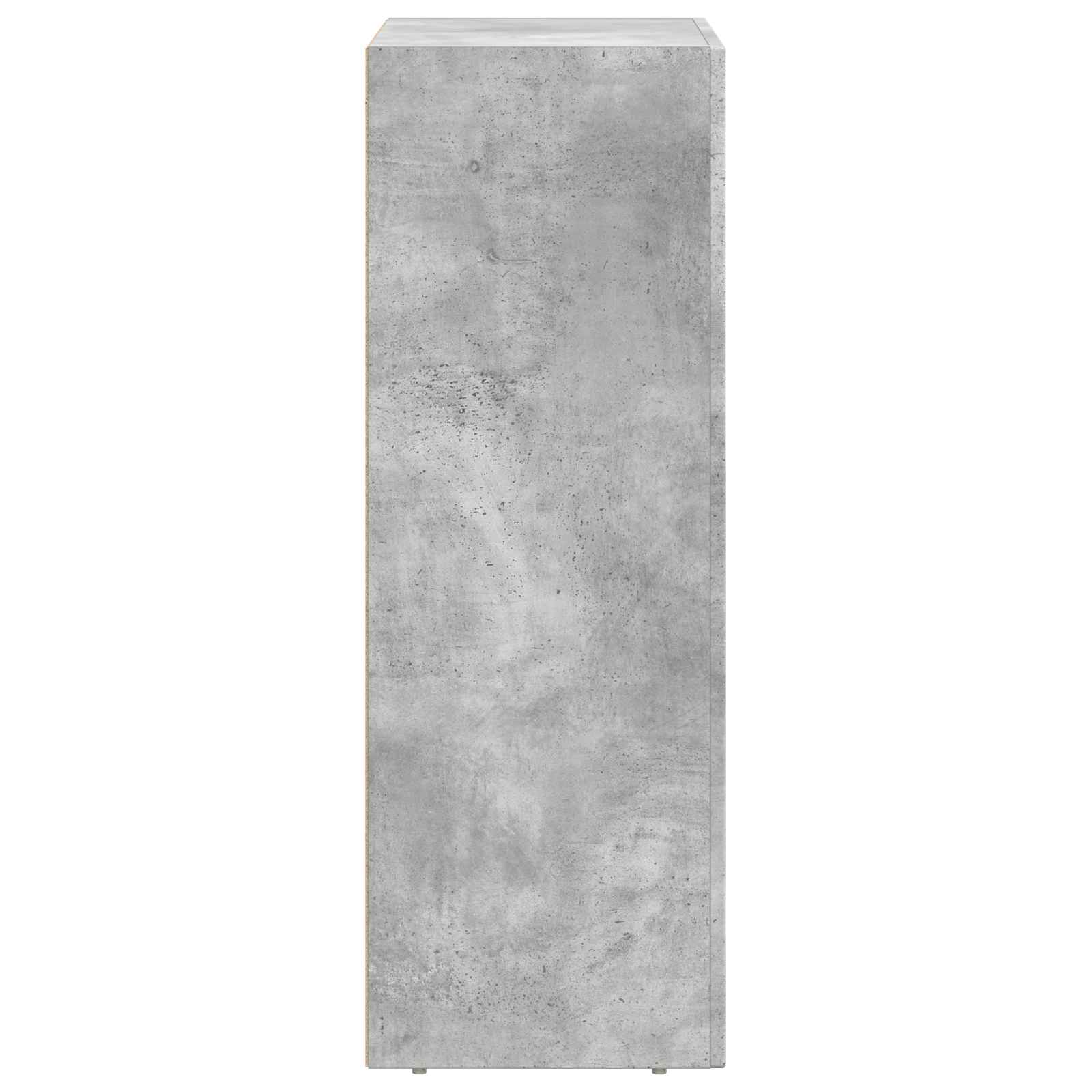 Sideboard Beton Grau 59 x 35 x 100,5 cm Holzwerkstoff