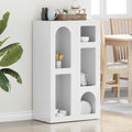 Sideboard Hochglanz Weiß 59 x 35 x 100,5 cm Holzwerkstoff