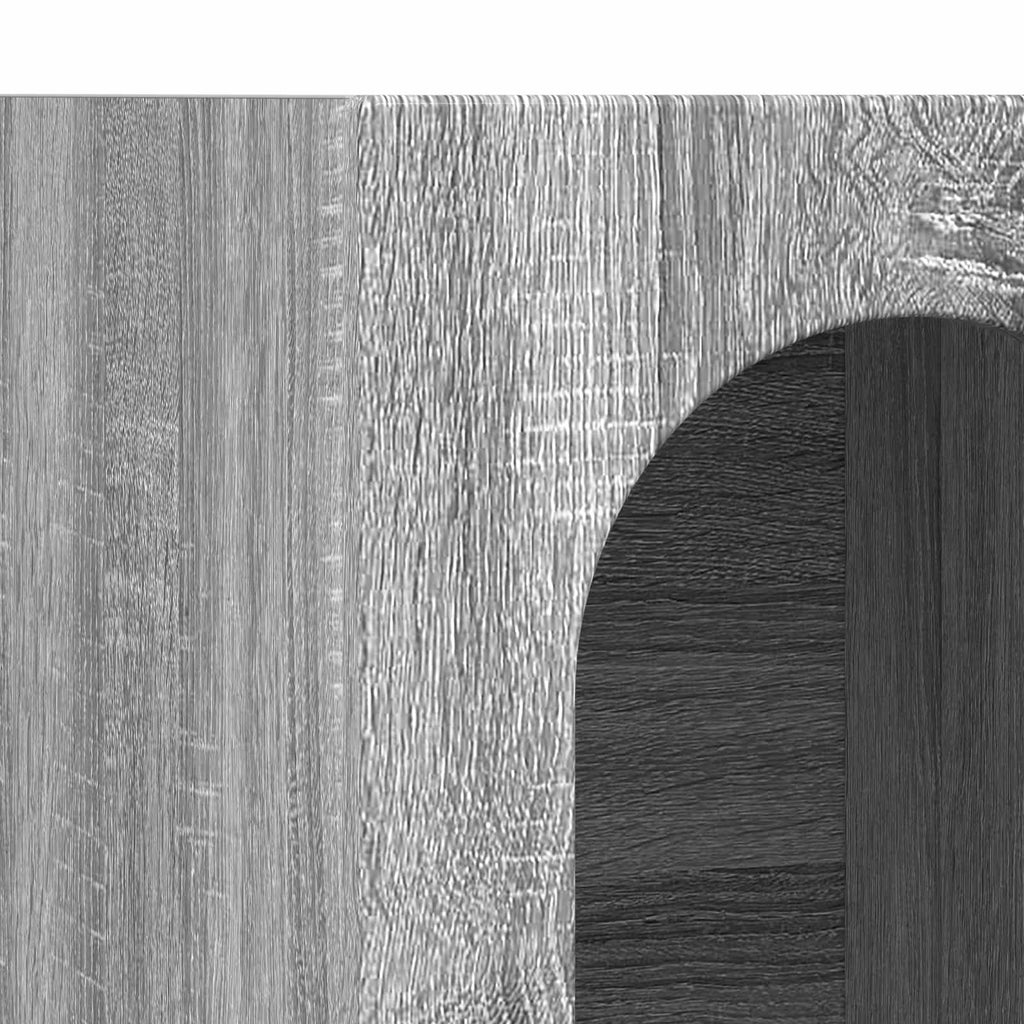 Sideboard Graues Sonoma 59 x 35 x 100,5 cm Holzwerkstoff