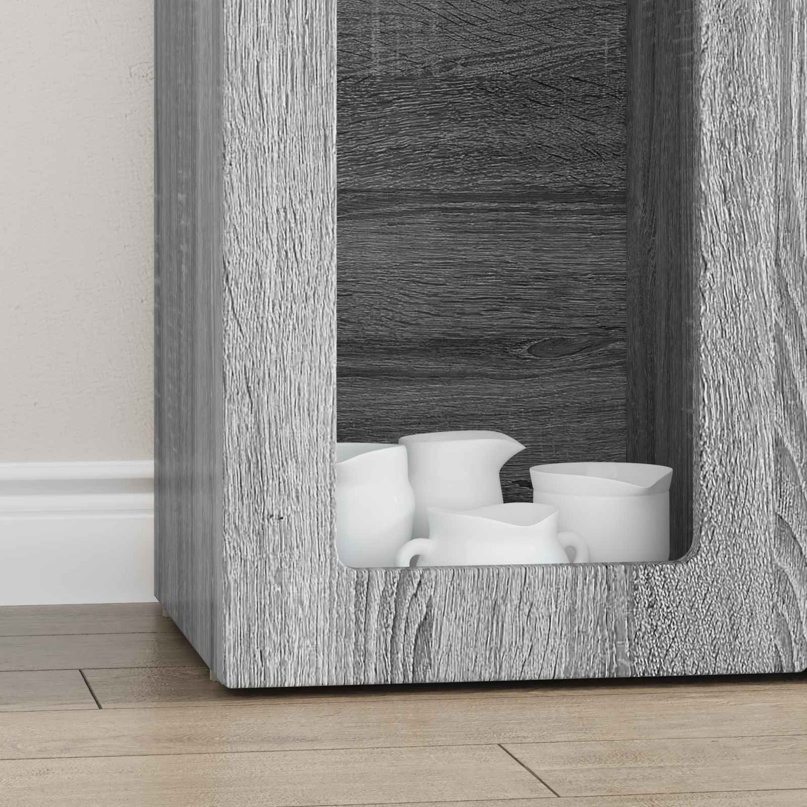 Sideboard Graues Sonoma 59 x 35 x 100,5 cm Holzwerkstoff