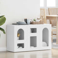 Sideboard Weiß 100 x 35 x 59 cm Holzwerkstoff