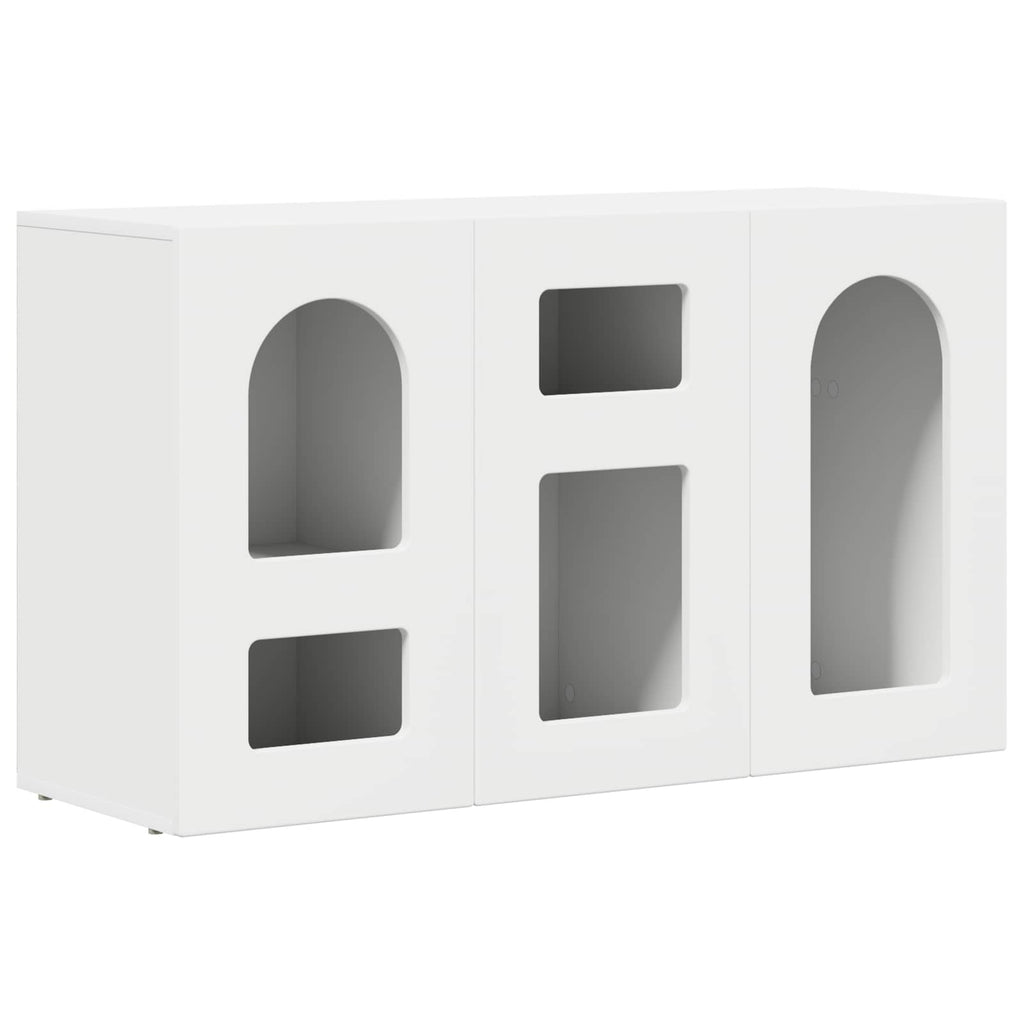 Sideboard Weiß 100 x 35 x 59 cm Holzwerkstoff