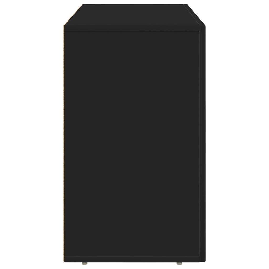 Sideboard Schwarz 100 x 35 x 59 cm Holzwerkstoff