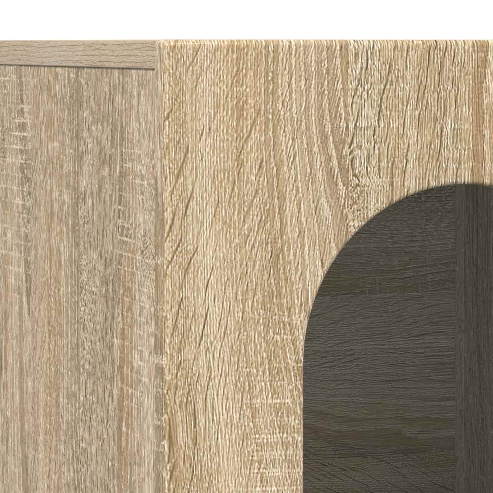 Sideboard Sonoma-Eiche 100 x 35 x 59 cm Holzwerkstoff
