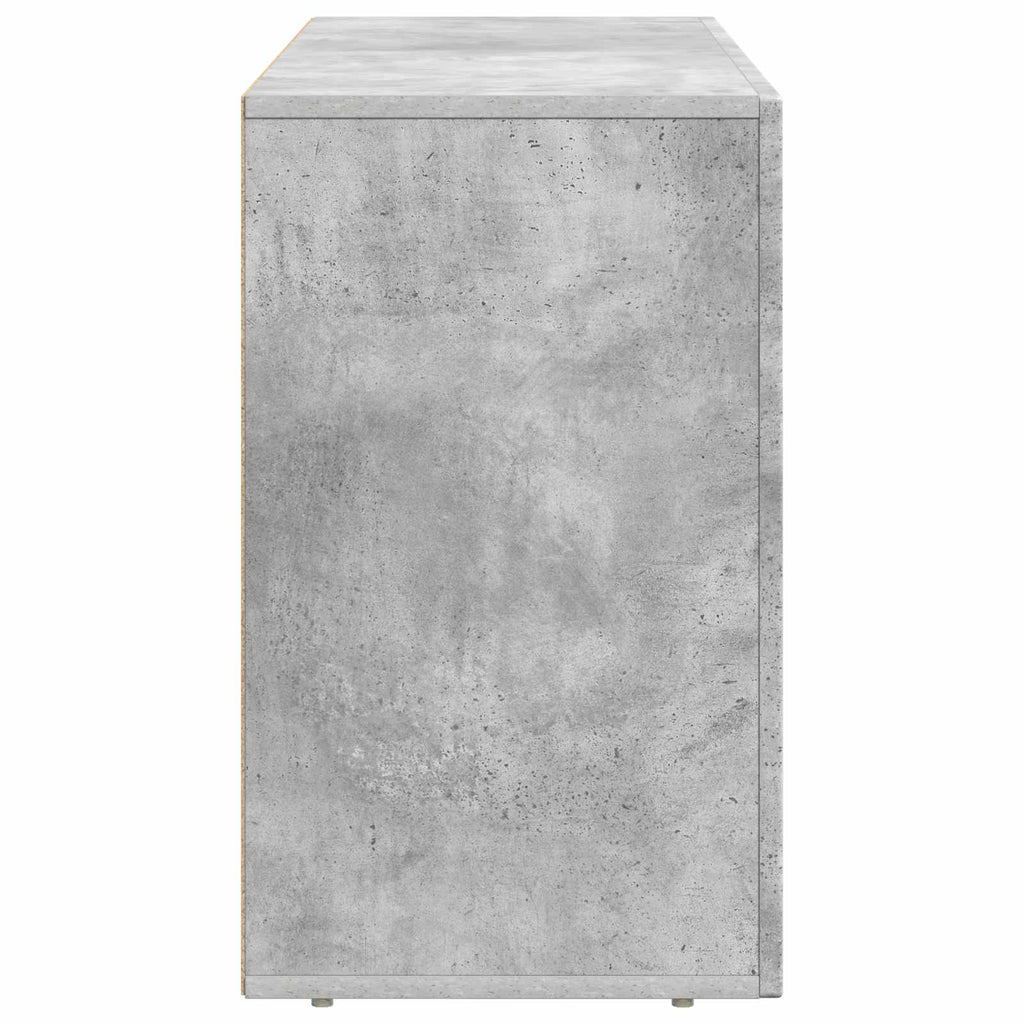 Sideboard Beton Grau 100 x 35 x 59 cm Holzwerkstoff