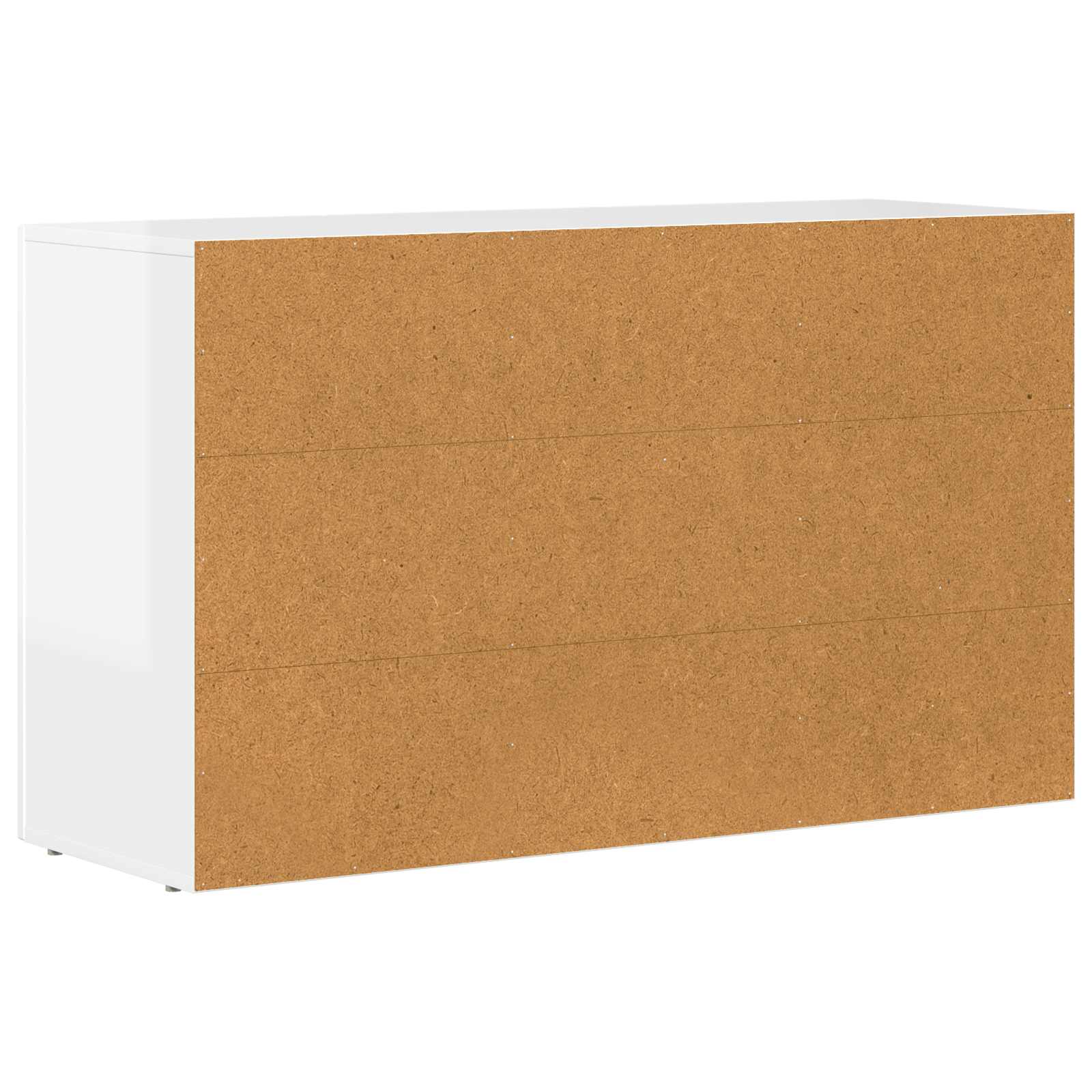 Sideboard Hochglanz Weiß 100 x 35 x 59 cm Holzwerkstoff