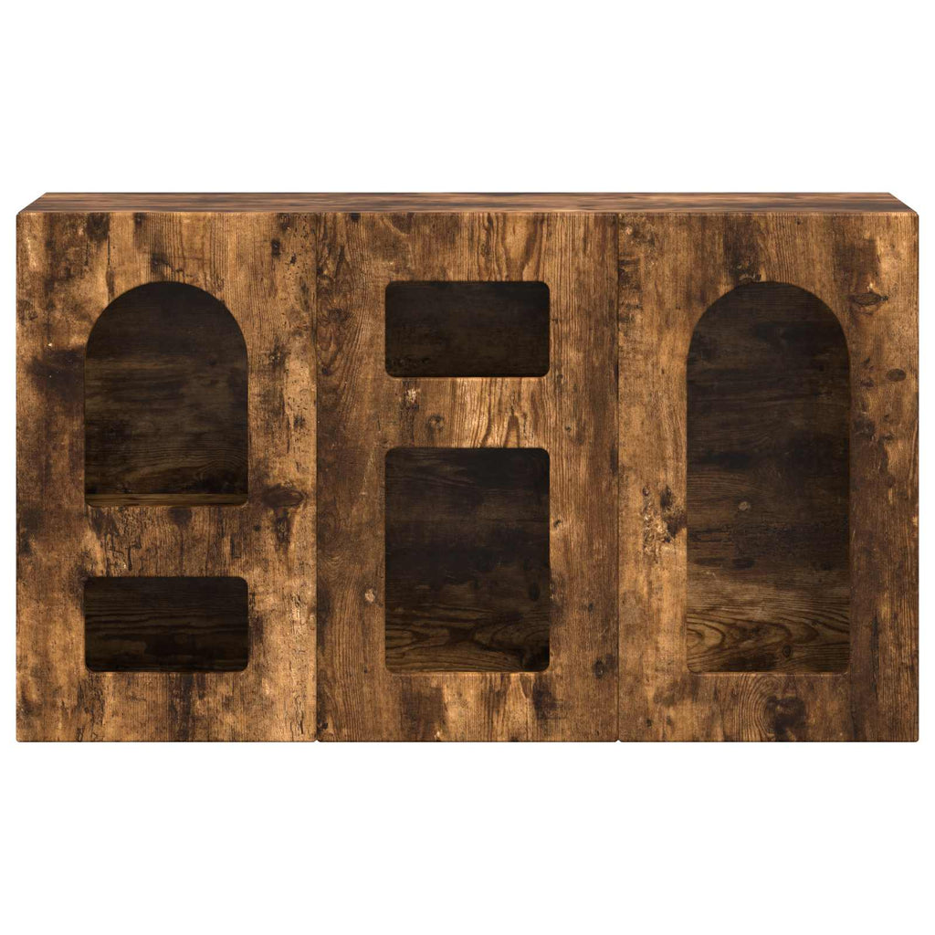 Sideboard Geräucherte Eiche 100 x 35 x 59 cm Holzwerkstoff
