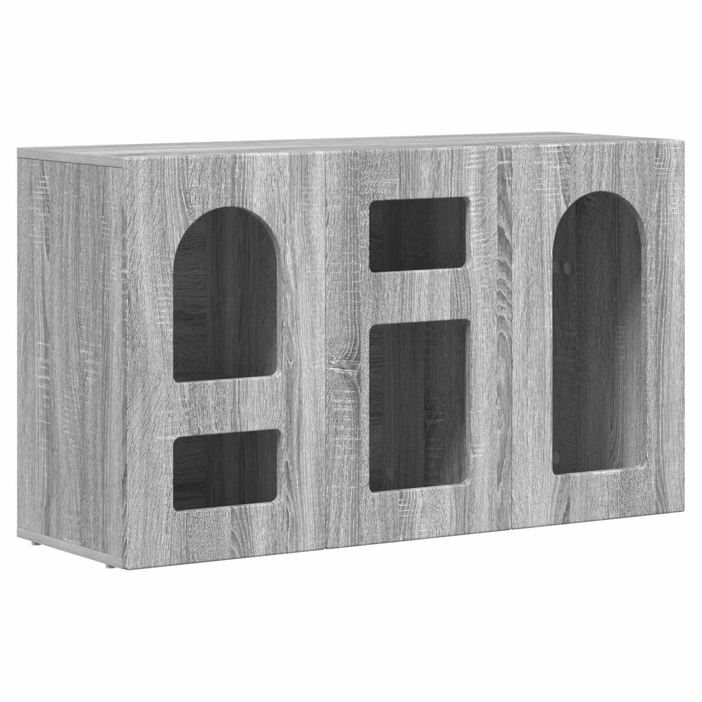 Sideboard Graues Sonoma 100 x 35 x 59 cm Holzwerkstoff