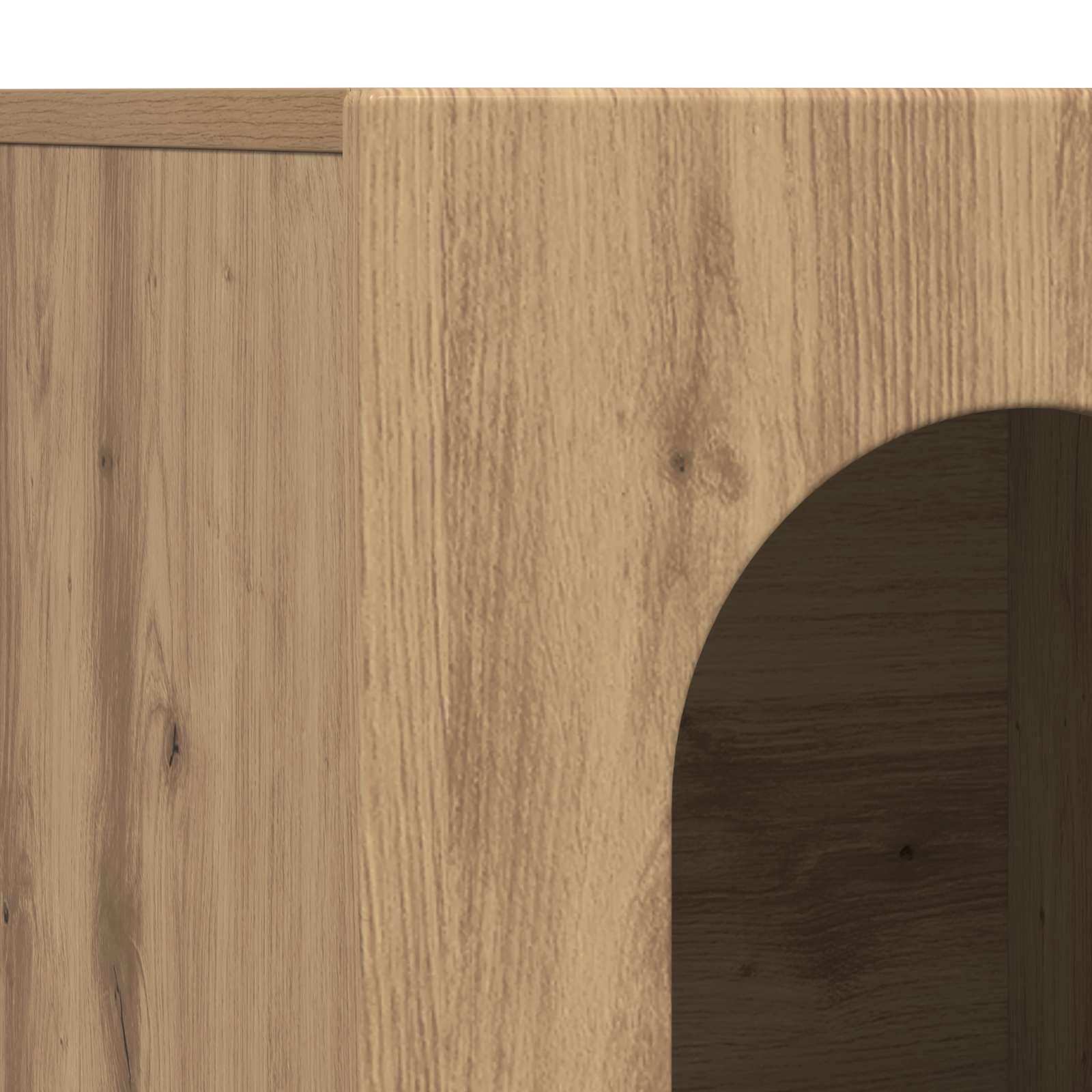 Sideboard Artisan-Eiche 100 x 35 x 59 cm Holzwerkstoff