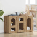 Sideboard Artisan-Eiche 100 x 35 x 59 cm Holzwerkstoff