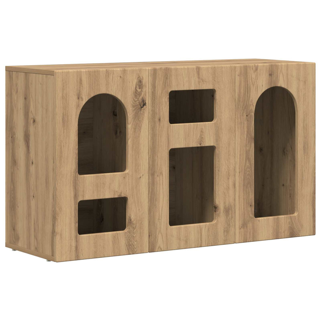 Sideboard Artisan-Eiche 100 x 35 x 59 cm Holzwerkstoff