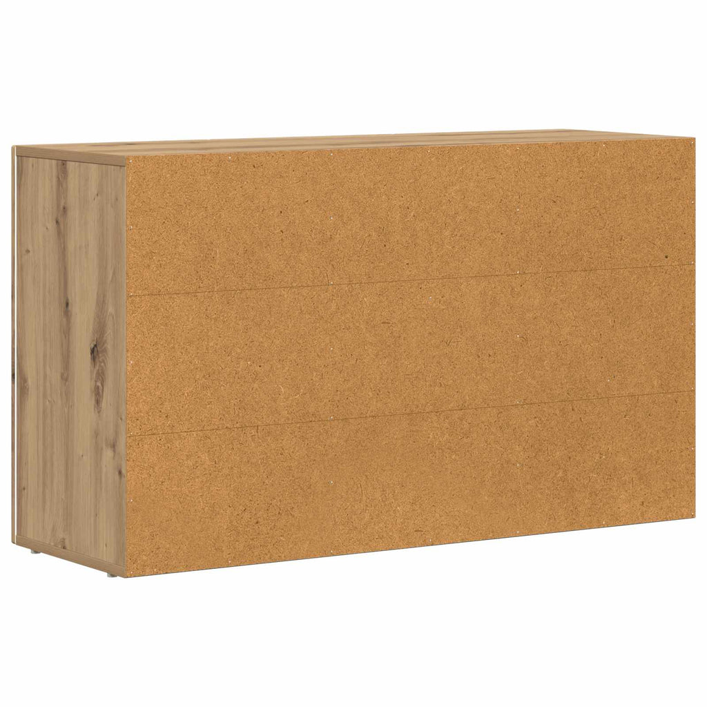 Sideboard Artisan-Eiche 100 x 35 x 59 cm Holzwerkstoff