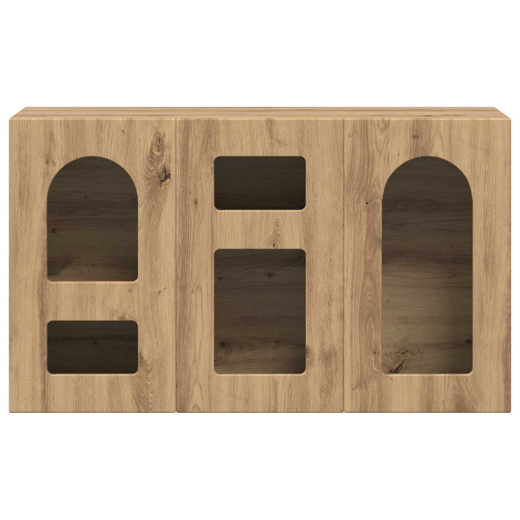 Sideboard Artisan-Eiche 100 x 35 x 59 cm Holzwerkstoff