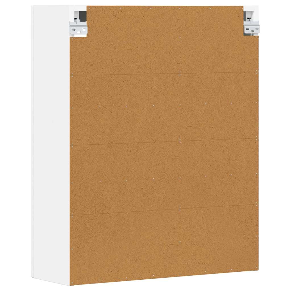 Hängeschrank mit Regal Weiß 59 x 20 x 71,5 cm Holzwerkstoff