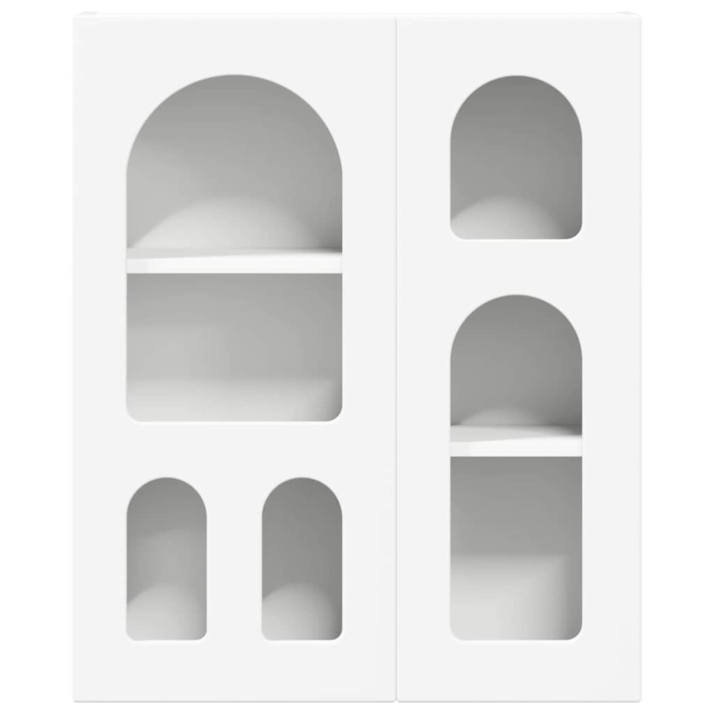 Hängeschrank mit Regal Weiß 59 x 20 x 71,5 cm Holzwerkstoff