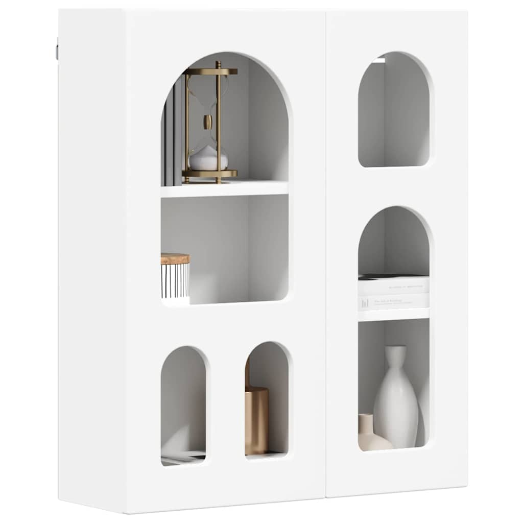 Hängeschrank mit Regal Weiß 59 x 20 x 71,5 cm Holzwerkstoff