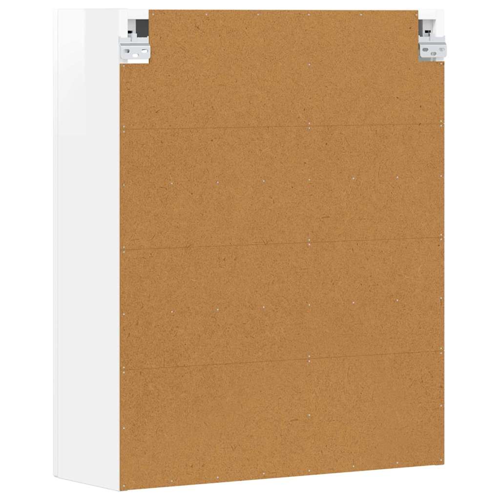 Hängeschrank Hochglanz Weiß 59 x 20 x 71,5 cm Holzwerkstoff