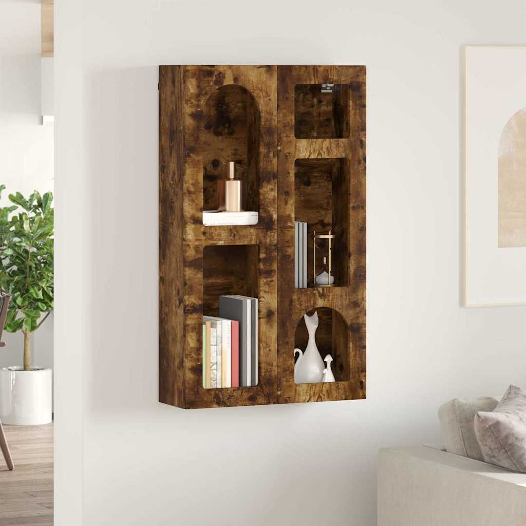 Hängeschrank Geräucherte Eiche 59 x 20 x 100 cm Holzwerkstoff