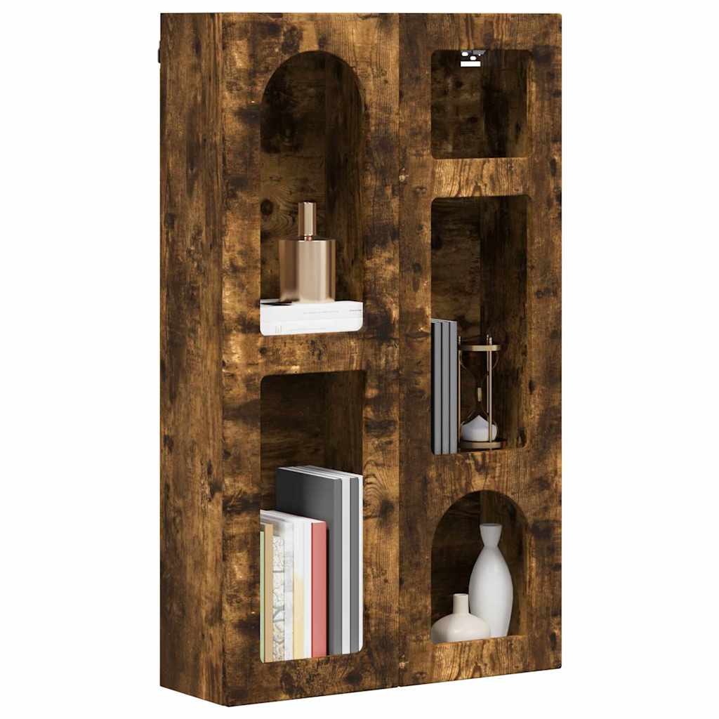 Hängeschrank Geräucherte Eiche 59 x 20 x 100 cm Holzwerkstoff