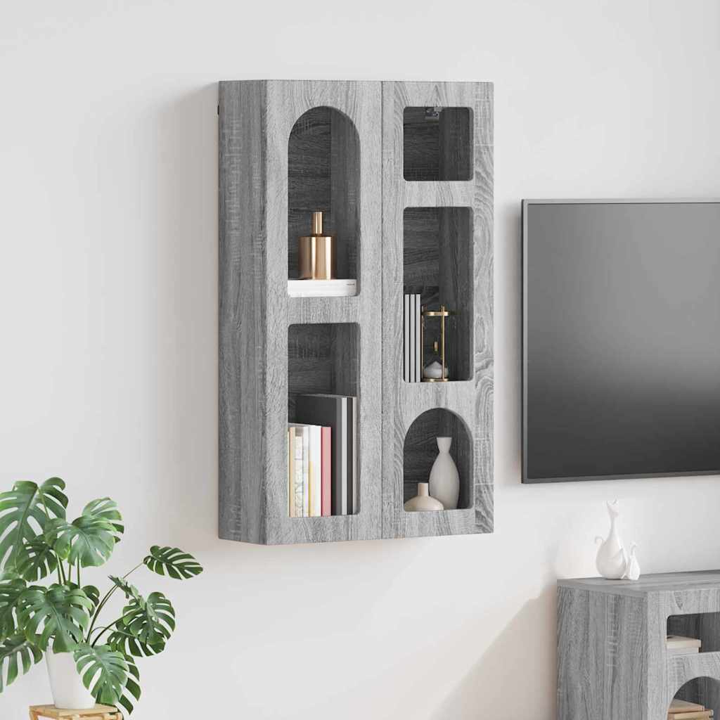 Hängeschrank Graues Sonoma 59 x 20 x 100 cm Holzwerkstoff