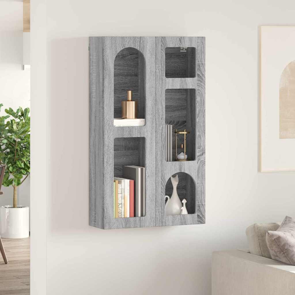 Hängeschrank Graues Sonoma 59 x 20 x 100 cm Holzwerkstoff