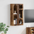 Hängeschrank mit Regal Altholz 59 x 20 x 100 cm Holzwerkstoff