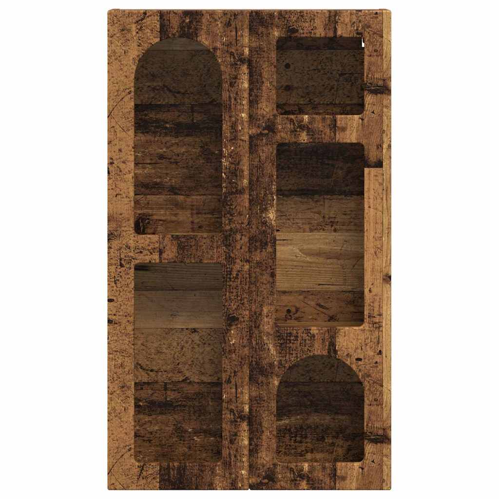 Hängeschrank mit Regal Altholz 59 x 20 x 100 cm Holzwerkstoff