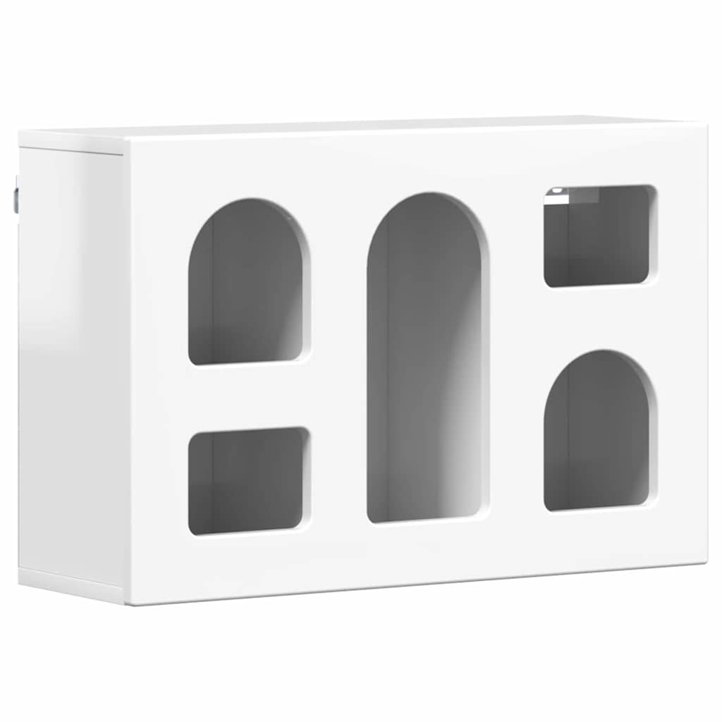 Hängeschrank Hochglanz Weiß 60 x 20 x 40 cm Holzwerkstoff