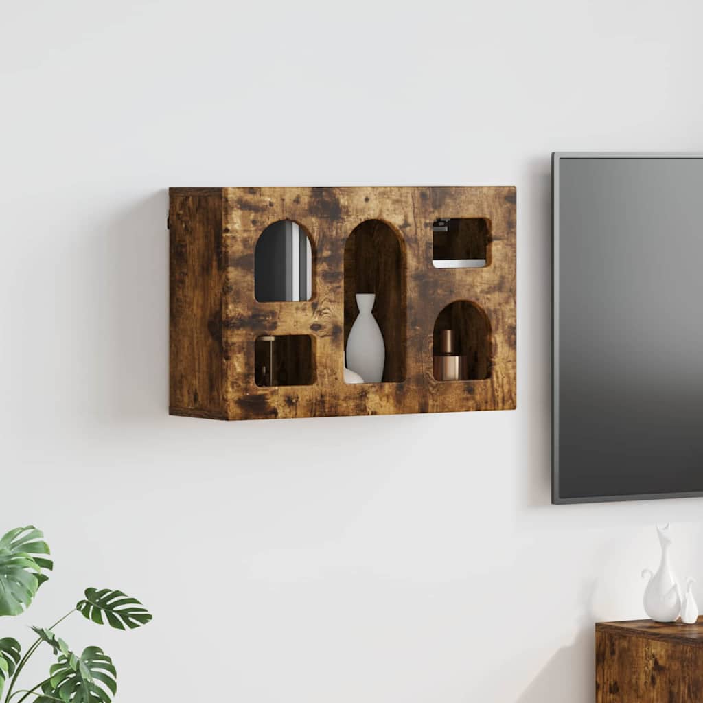 Hängeschrank Geräucherte Eiche 60 x 20 x 40 cm Holzwerkstoff