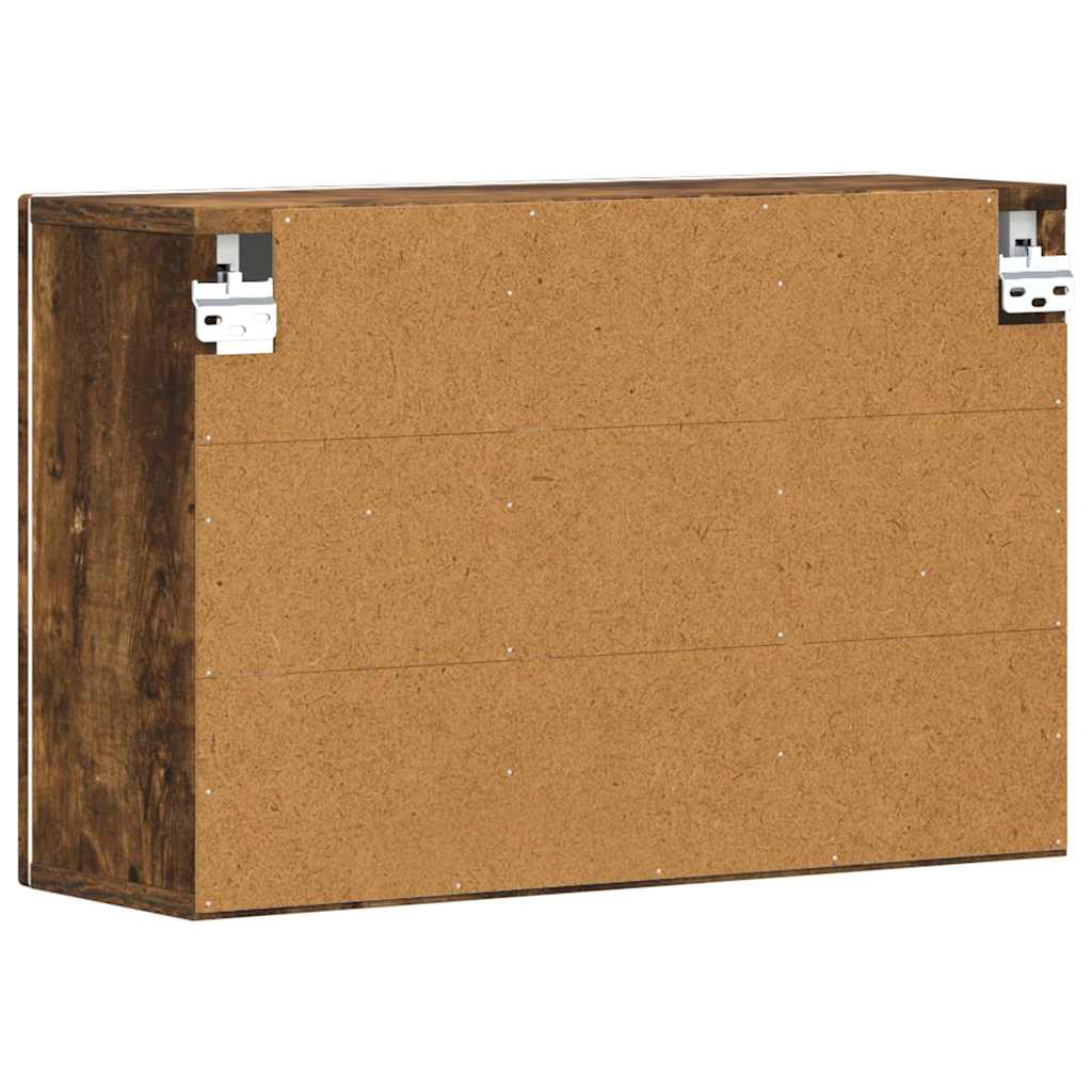 Hängeschrank Geräucherte Eiche 60 x 20 x 40 cm Holzwerkstoff